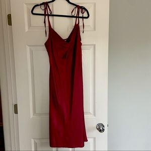 Spaghetti strap midi dress